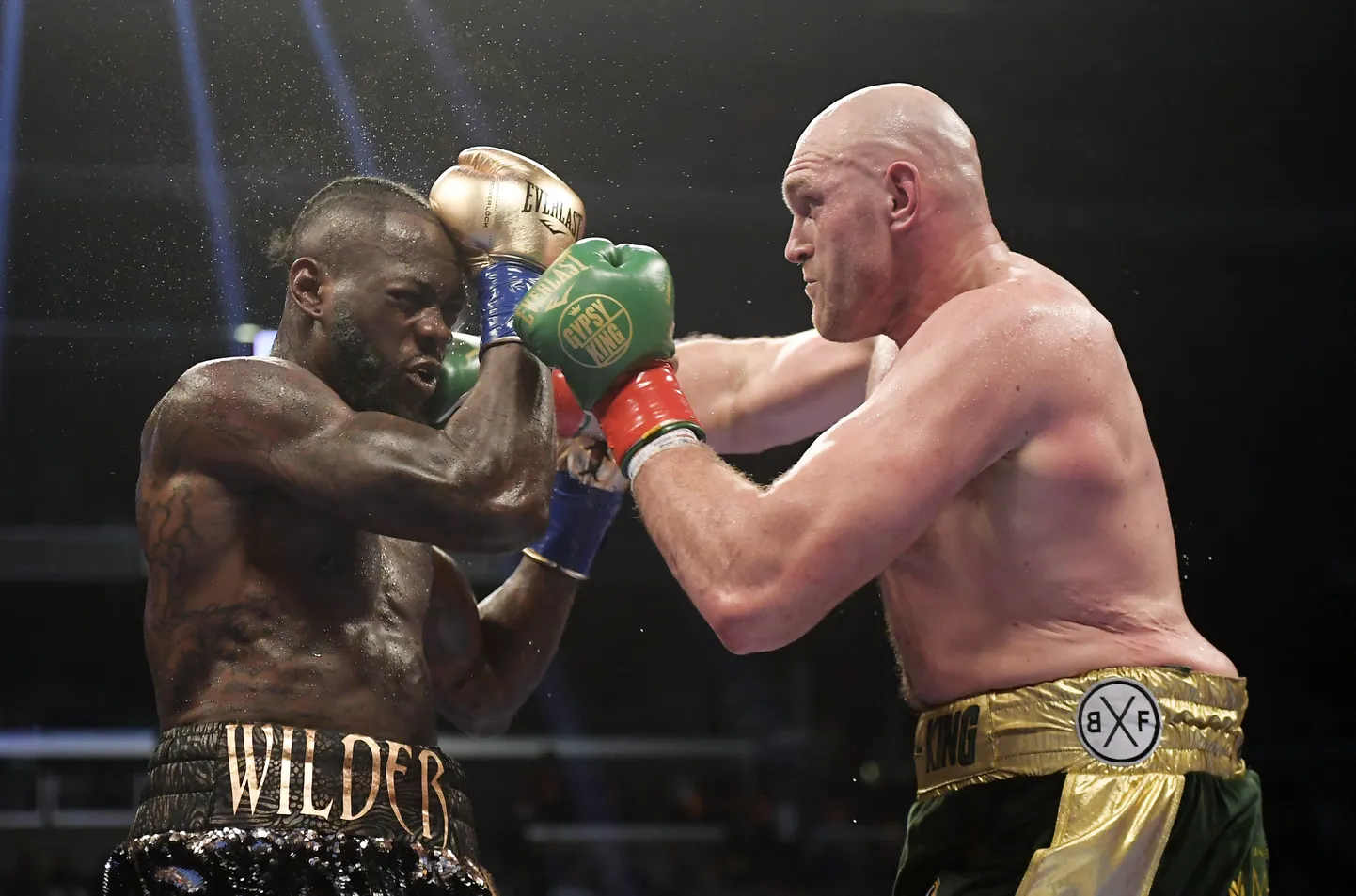 Deontay Wilderi ja Tyson Fury mõõduvõtt eelmise aasta lõpus.