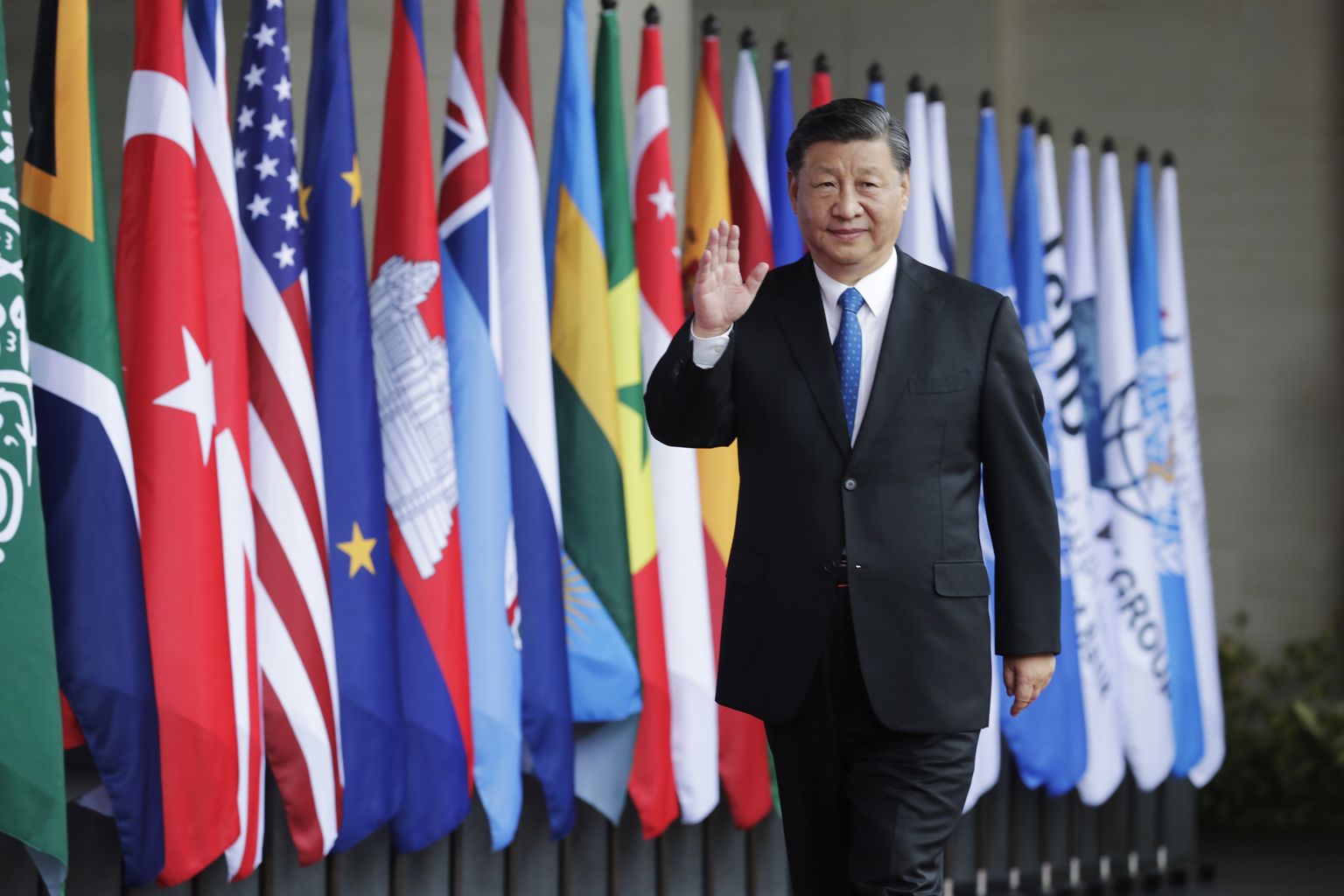 Hiina president Xi Jinping saabumas G20 tippkohtumisele Balis 15. novembril 2022.