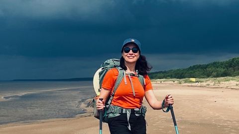 POLE TELKI, POLE PROBLEEMI ⟩ Läti naine võttis üksinda ette matka Riiast Tallinnasse