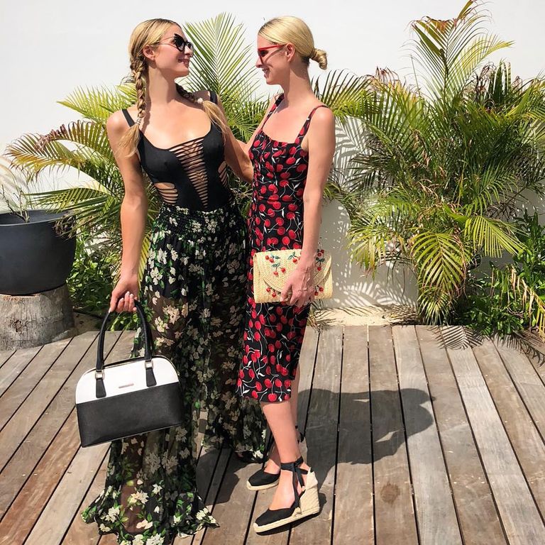 Paris Hilton ja Nicky Hilton Rothschild Saint-Barthélemy saarel
