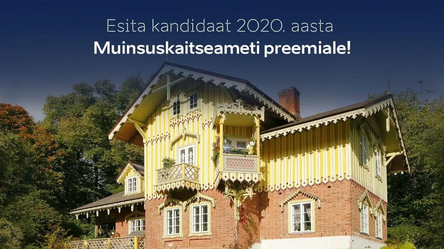 Reedel on viimane päev muinsuskaitseametile tänavuste aastapreemiate kandidaatide välja pakkumiseks.