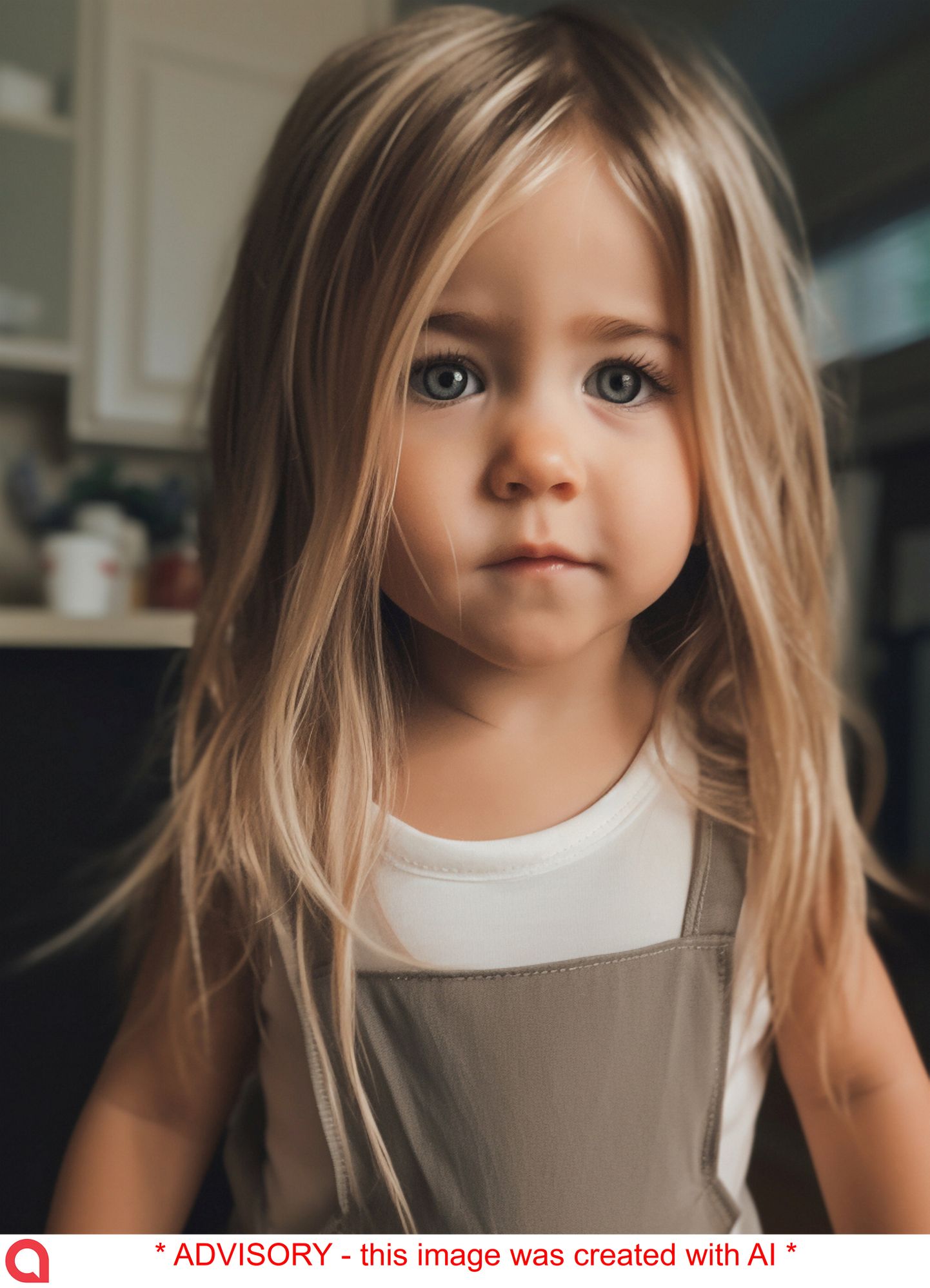 Tehisintellekt kujutab USA näitlejannat Jennifer Aniston väikelapsena. Foto on illustratiivne.