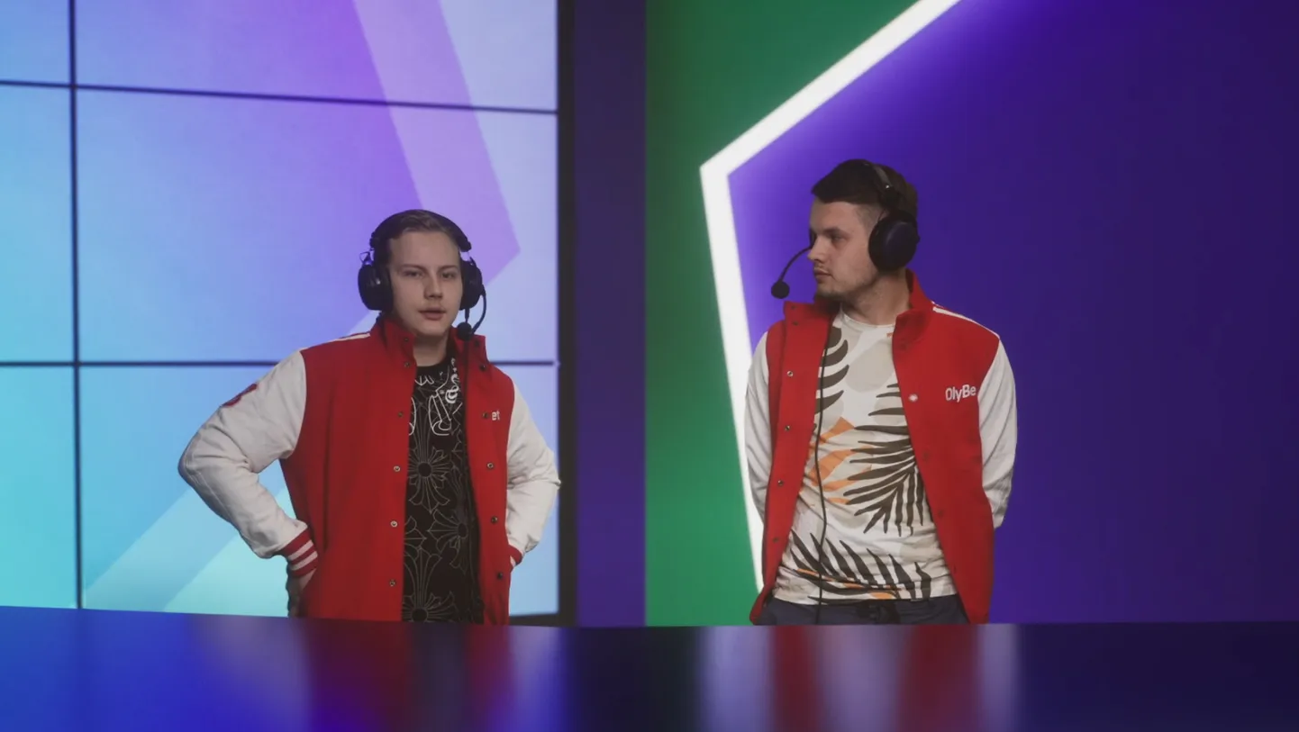 OlyBet «CS:GO» turniiri teise kvalifikatsiooni kommenteerijad Andre «Blacc» Lepik ja Adrian «RyanRumbles» Nurmoja