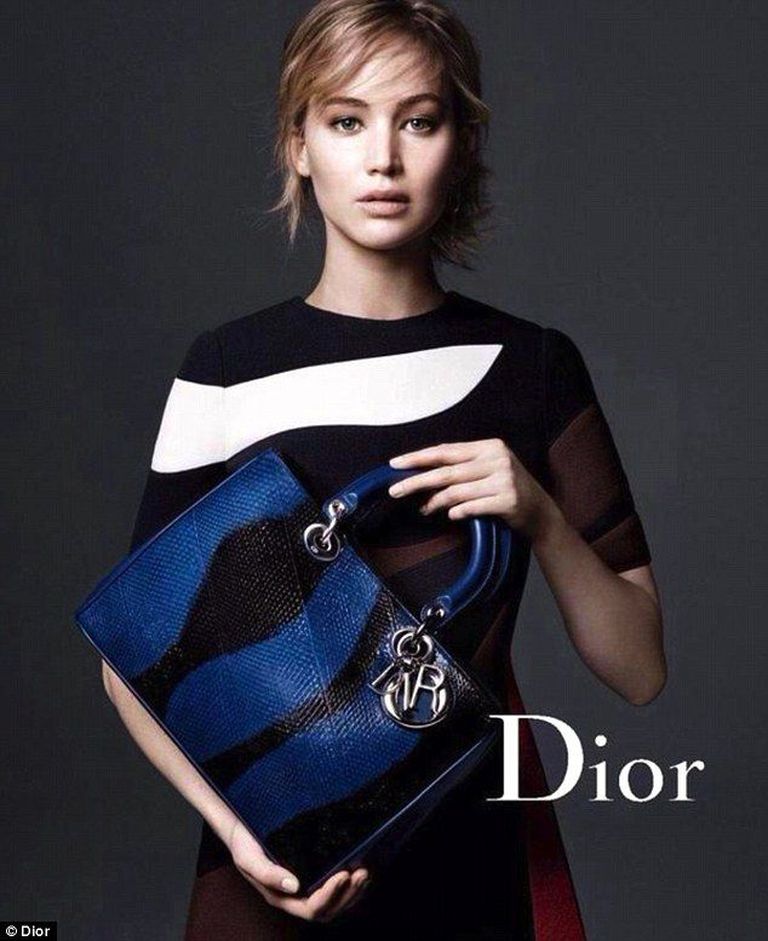 Реклама сумки  Dior с Дженнифер Лоуренс. Фото: