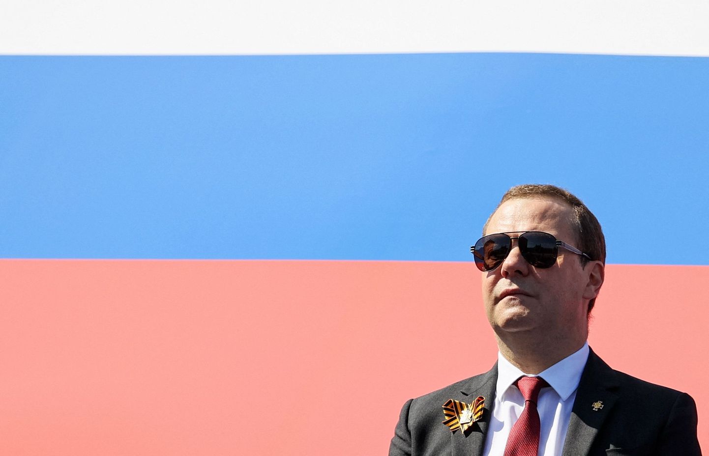Venemaa julgeolekunõukogu asejuht Dmitri Medvedev 24. juunil 2020 Moskvas Punasel väljakul