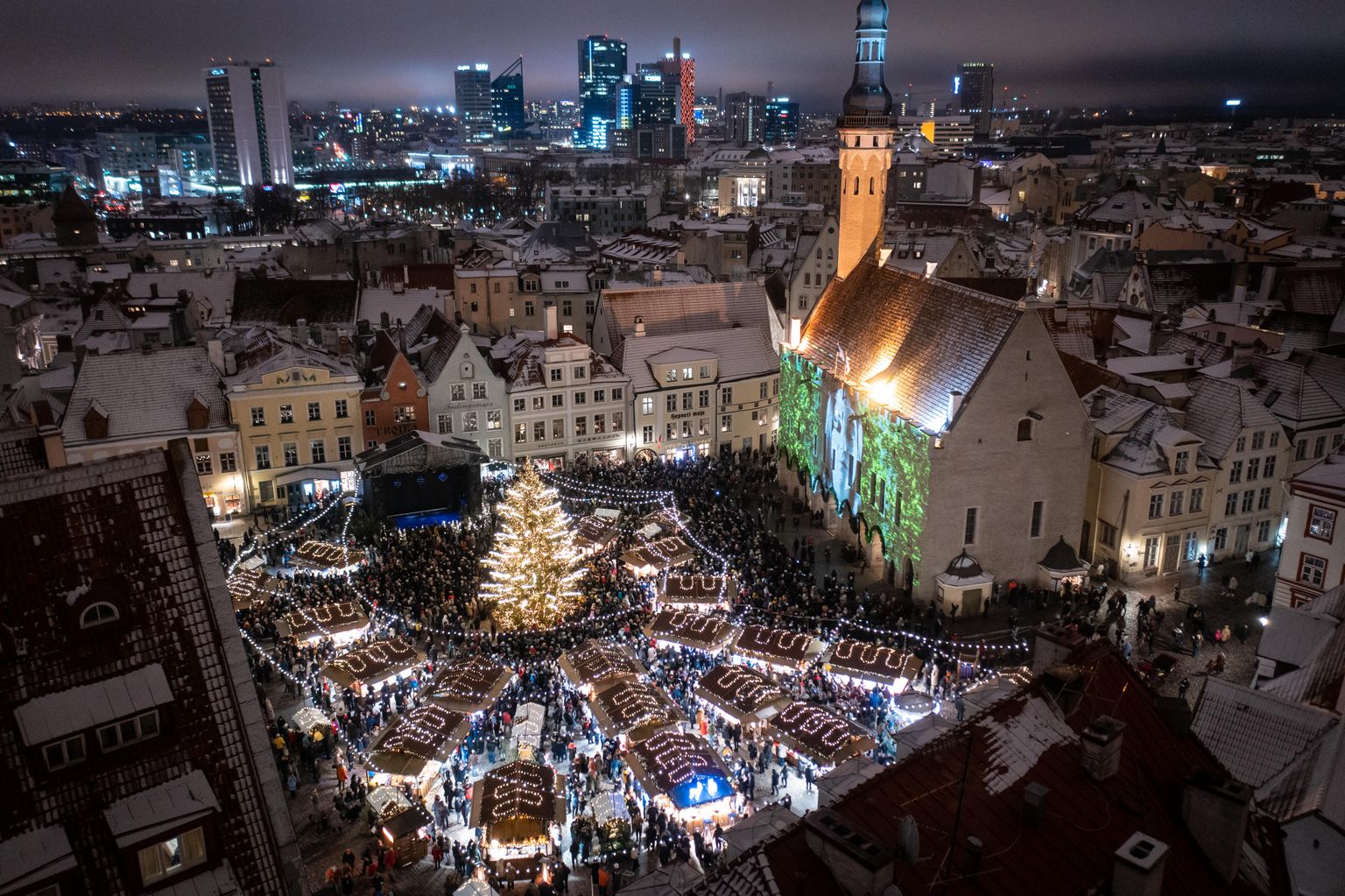 Tallinna jõuluturg.