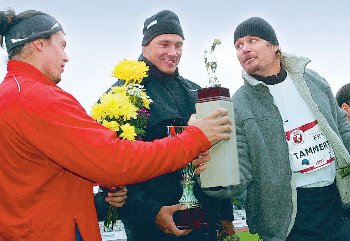Eesti maailma parimaks kettaheiteriigiks viinud Gerd Kanter ja Aleksander Tammert.