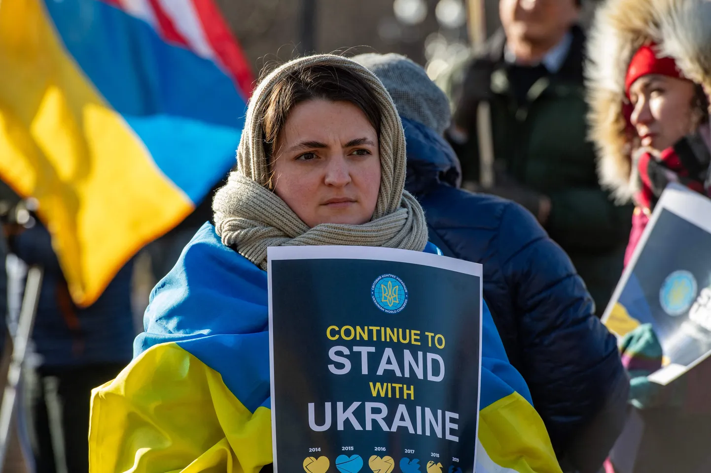 Пикет в поддержку Украины