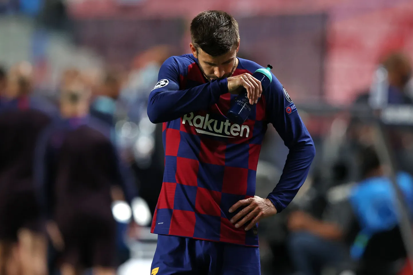 Gerard Pique pärast kaotusest Müncheni Bayernile.