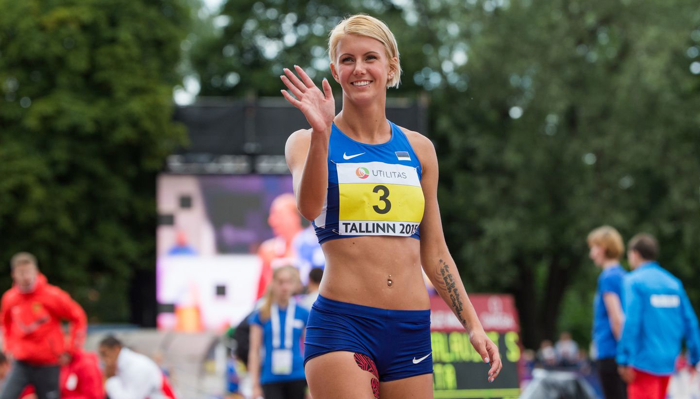 Grete Šadeiko 2015. aastal Tallinnas peetud U23 EMil.