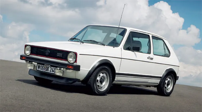 Oriģinālais 1976.gada Volkswagen Golf GTI