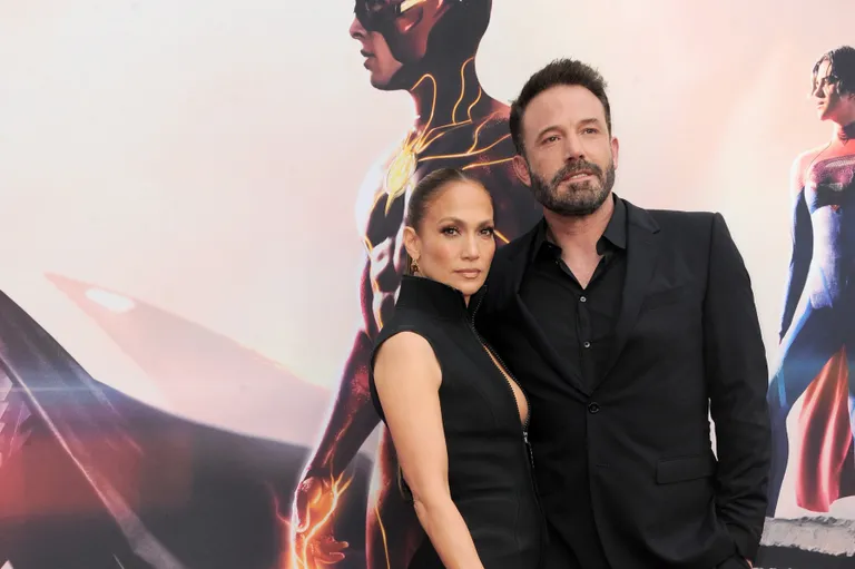 Jennifer Lopez ja Ben Affleck filmi «The Flash» esilinastusel, mis toimus 12. juunil 2023 Los Angeleses.