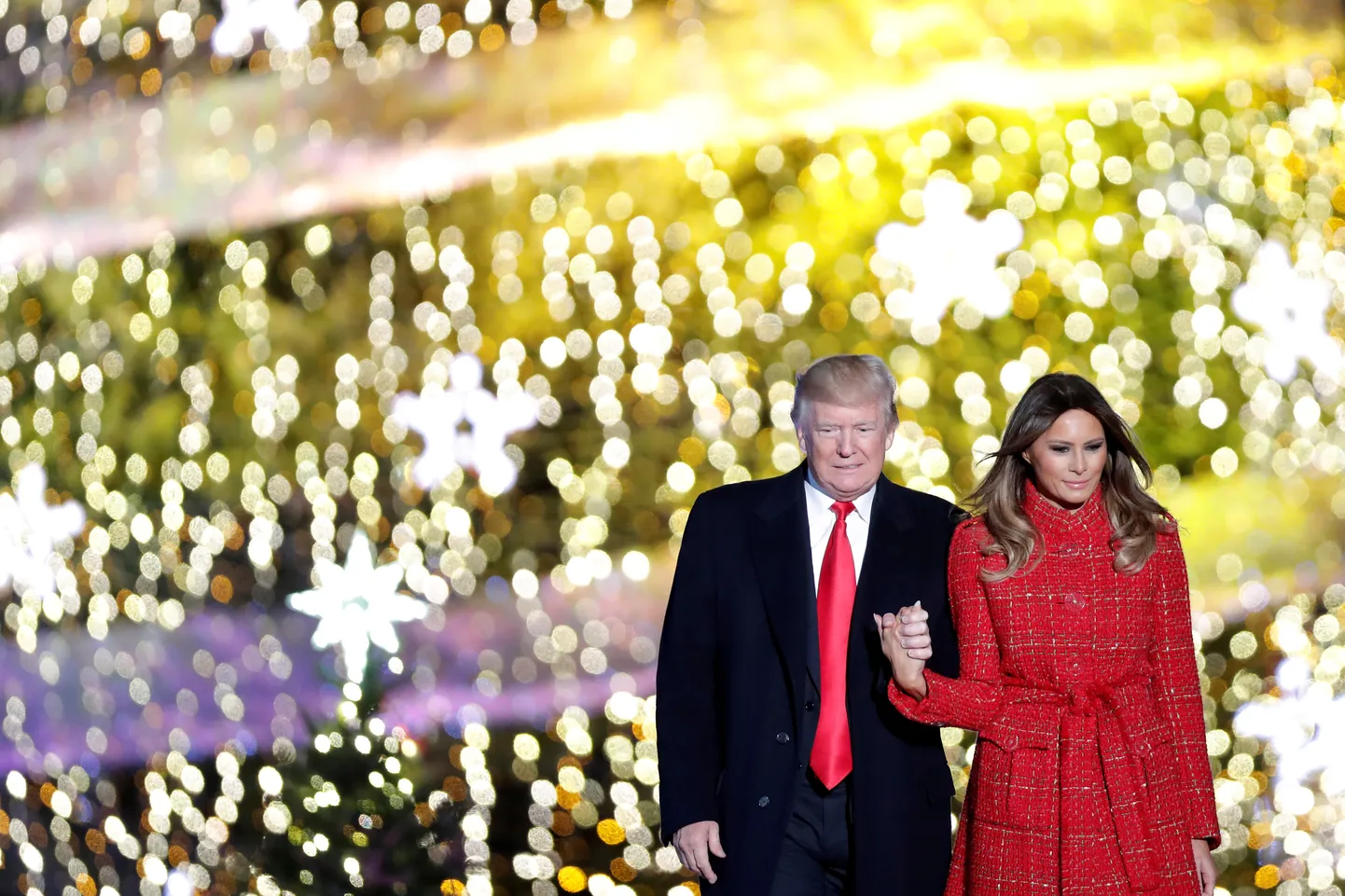 USA president Donald Trump ja esileedi Melania Trump