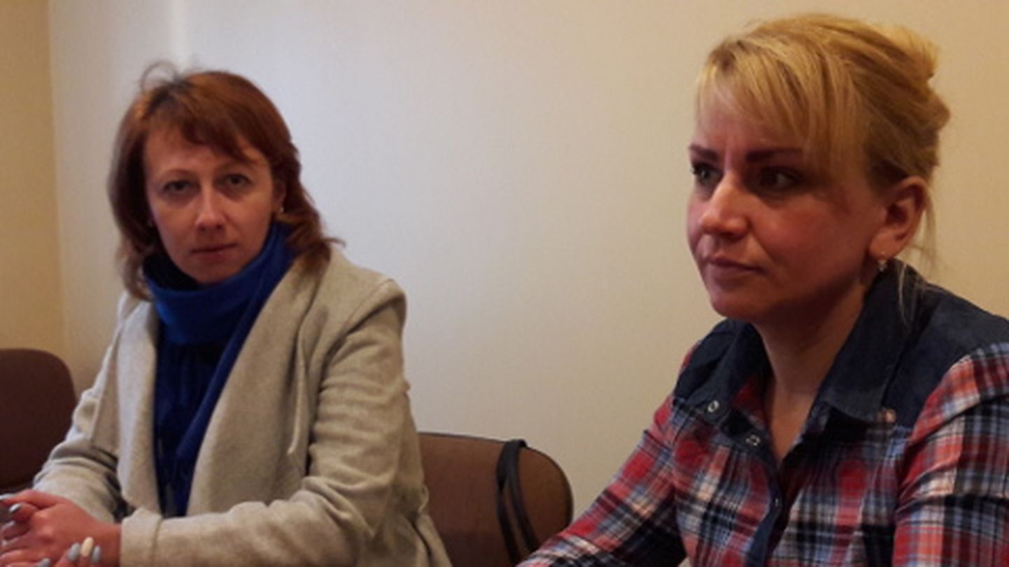 Olga Sannikova (vasakul) ja Ljudmila Ivanova ei mõista, miks kaevandusettevõte nende peredesse nii hoolimatult suhtub ega täida lepinguga ette nähtud kohustust.
