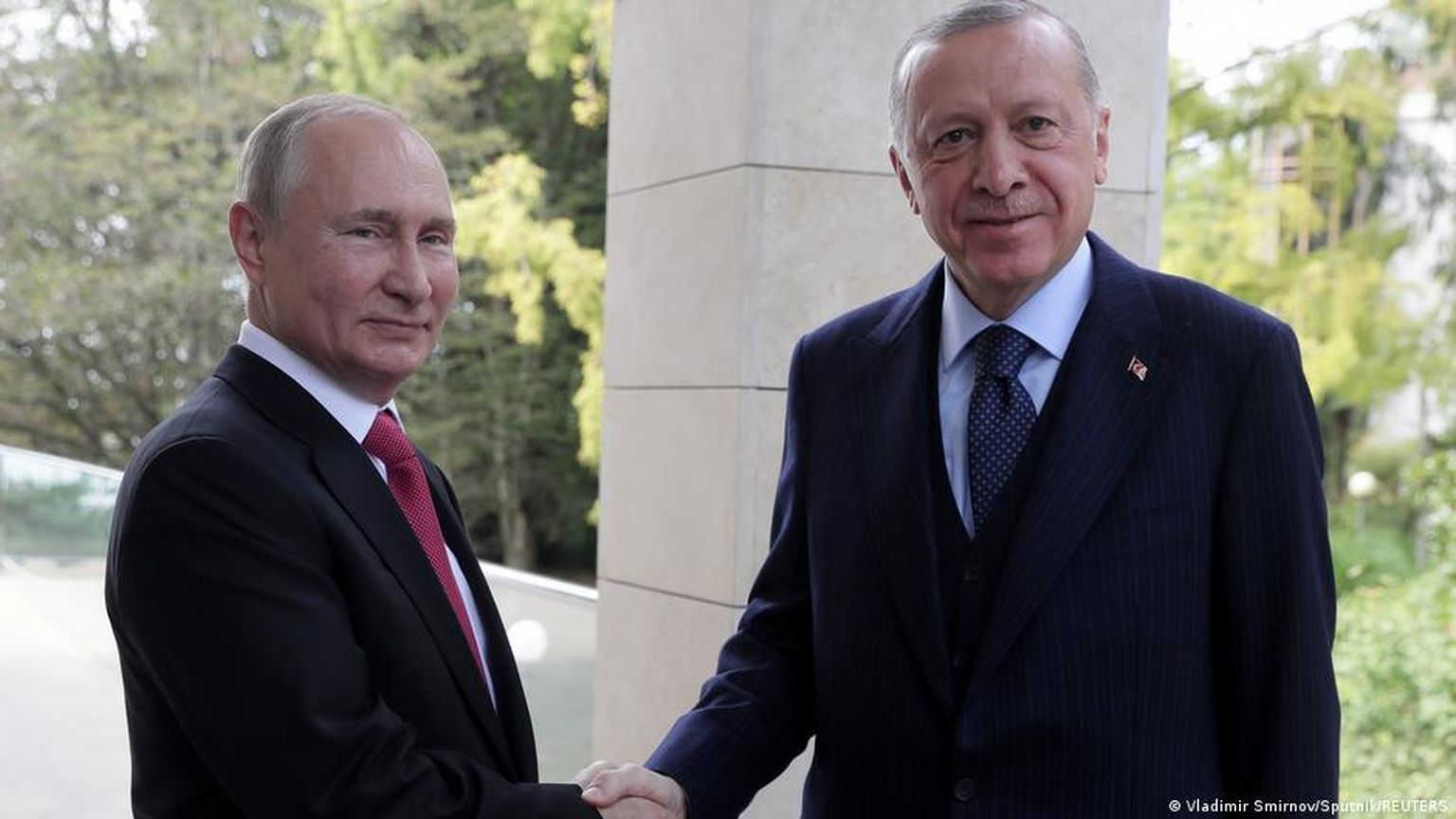 Путин и Эрдоган в Сочи, сентябрь 2021