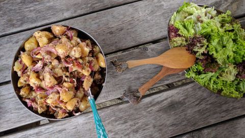 Teistmoodi kartulisalat, mis kaob laualt minutitega