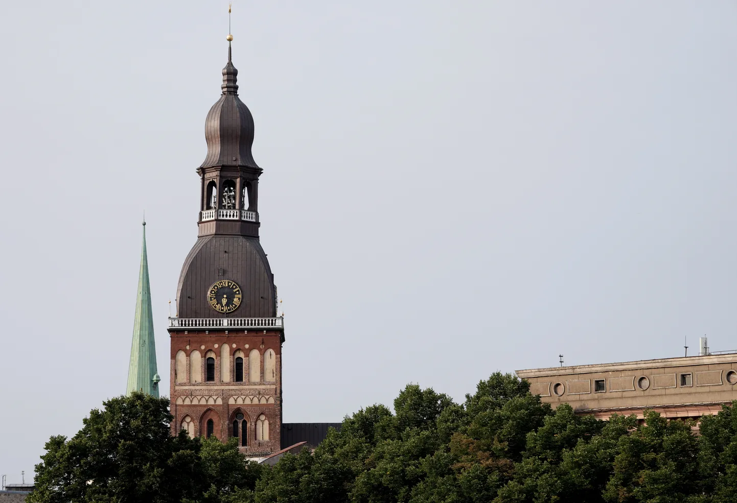 Rīgas Doma baznīcas tornis.