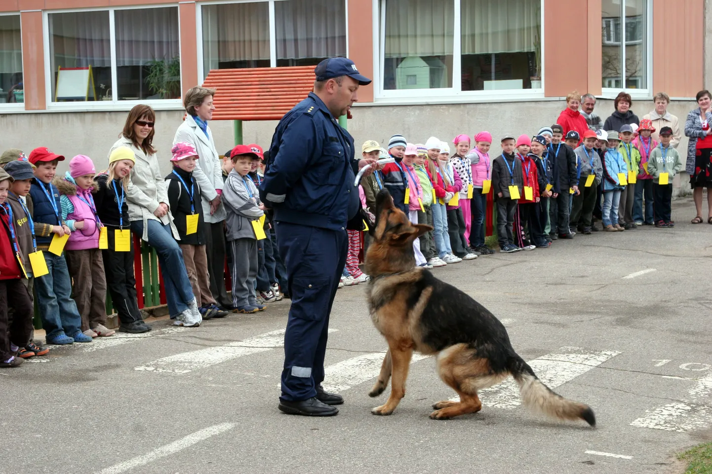 Politsei külas lasteaias Triin.