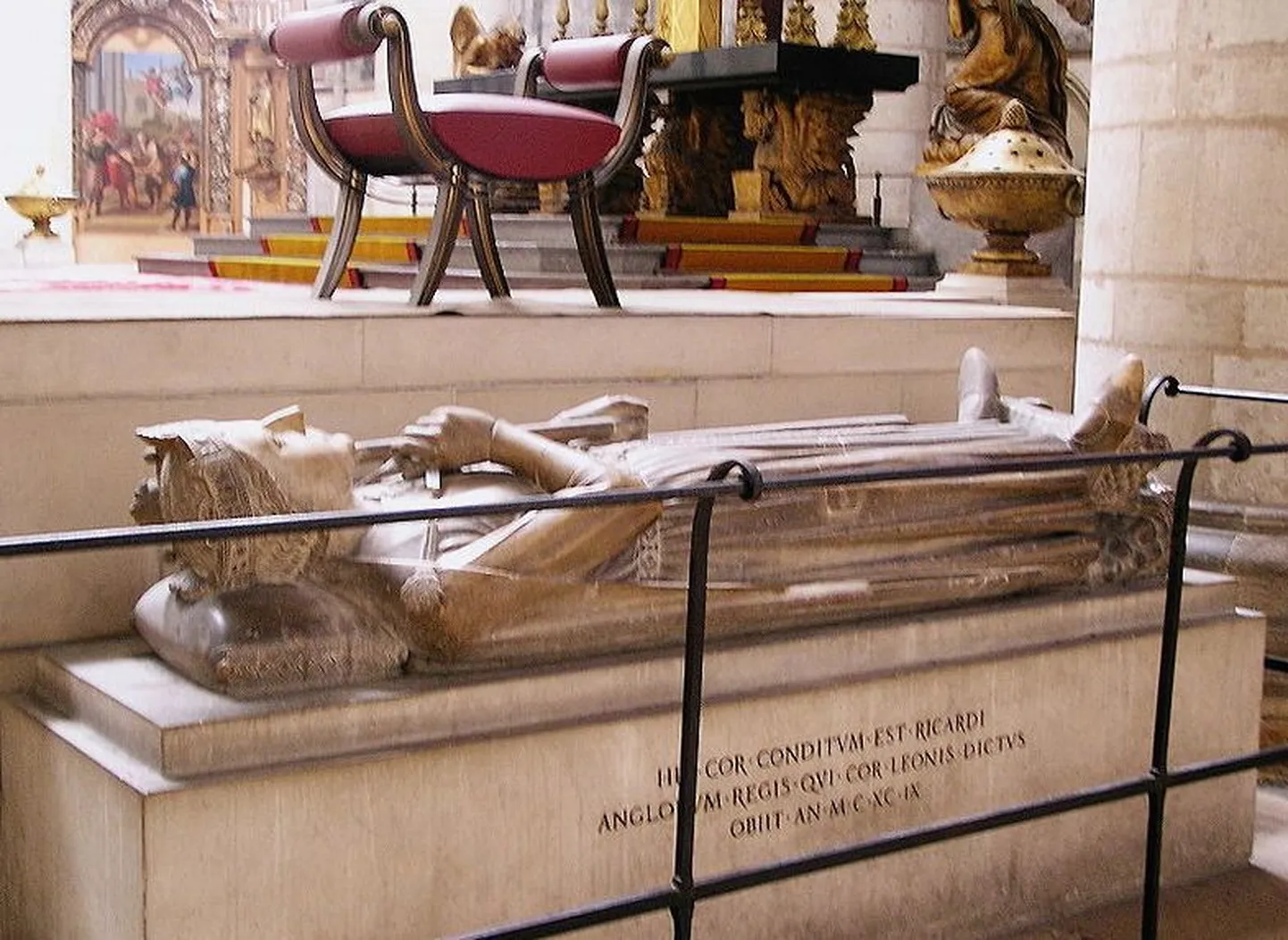 Richard I Lõvisüdame hauamonument Roueni katedraalis. Selles on ka kuninga süda