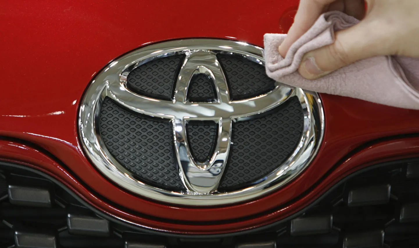 Toyota logo.
