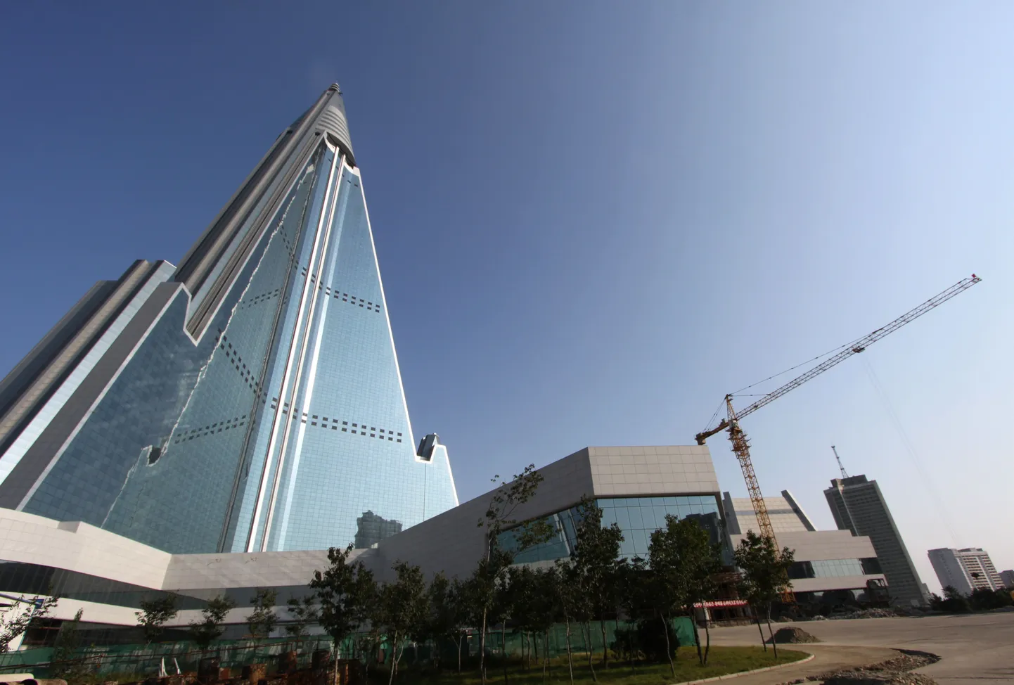 Отель Ryugyong в Пхеньяне.