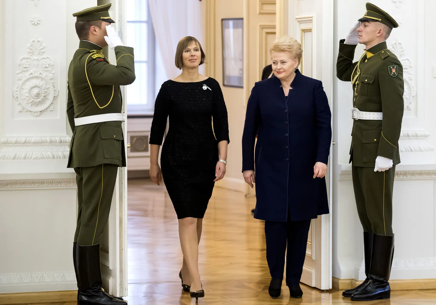 Kersti Kaljulaidi ja Dalia Grybauskaite kohtumine Vilniuses
