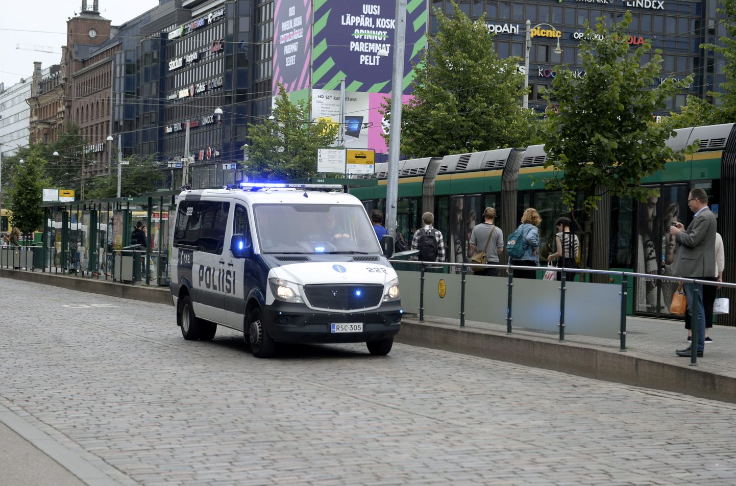Politseiauto Soomes.
