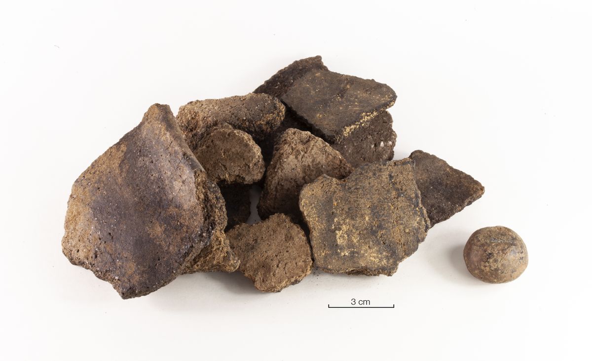Väike valik Pärnu mnt 22–24 kinnistult leitud varast keraamikat