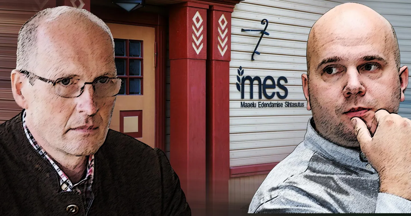 Maaelu Edendamise Sihtasutuse juhatuse liikmed Raul Rosenberg ja Madis Reinup.