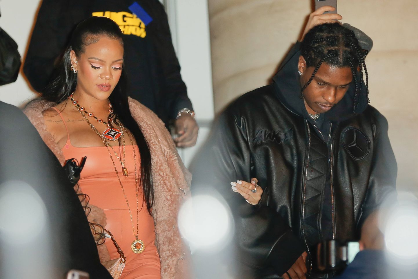 Rihanna ja ASAP Rocky veebruaris Pariisi moenädalal.