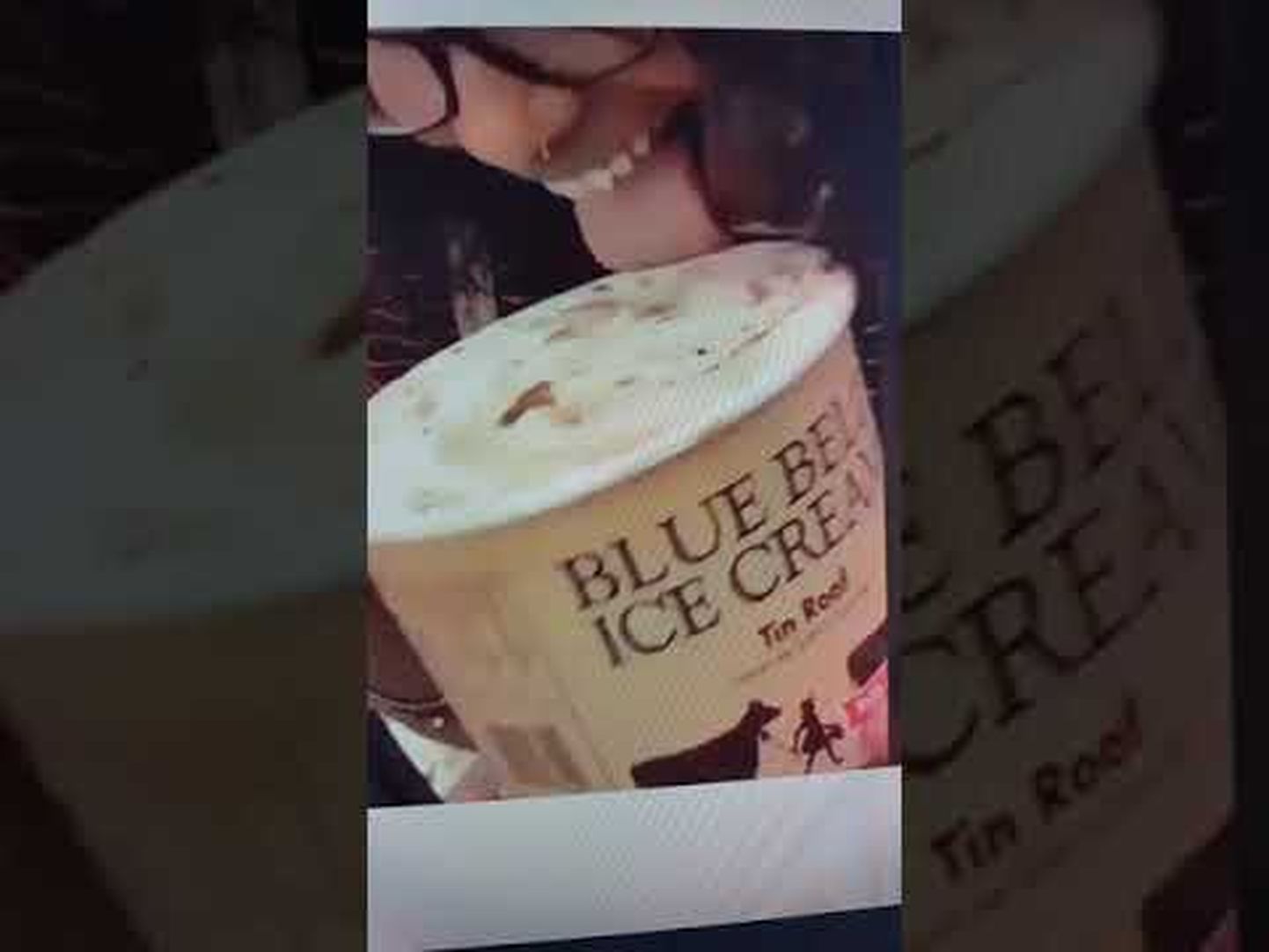 Ameeriklanna lakkus Walmarti ostukeskuse toidupoes Blue Belli jäätist ja pani selle siis külmletti tagasi