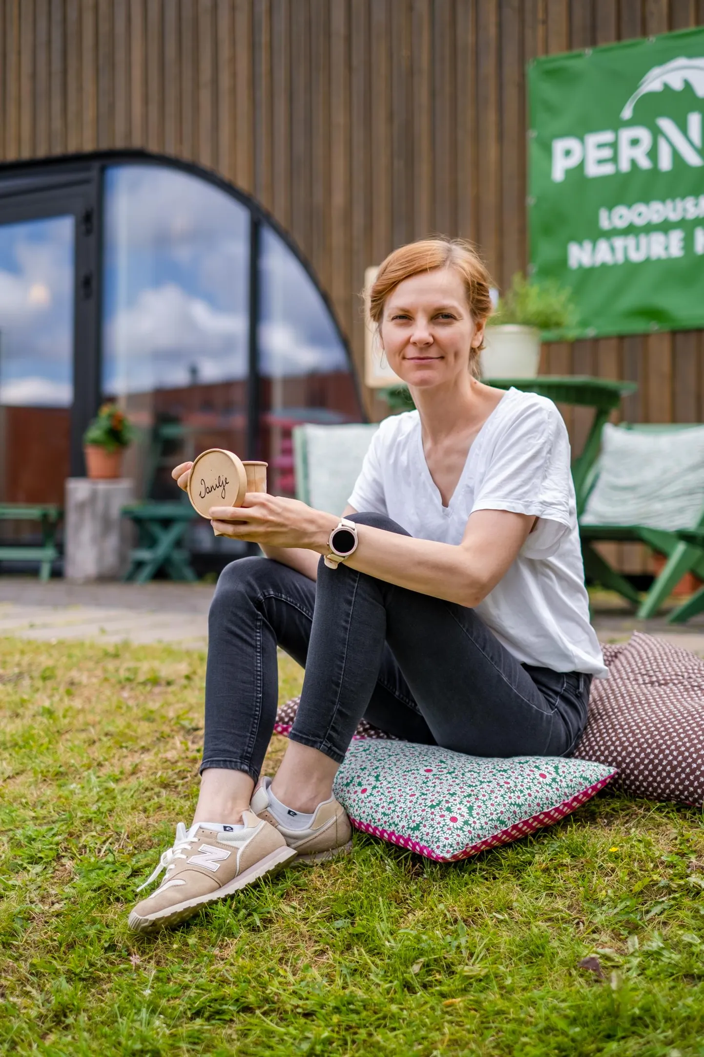 Varem koduköögis jäätist valmistanud Kati Ruubel proovis sel suvel ära kohvikupidamise ja kokaameti.