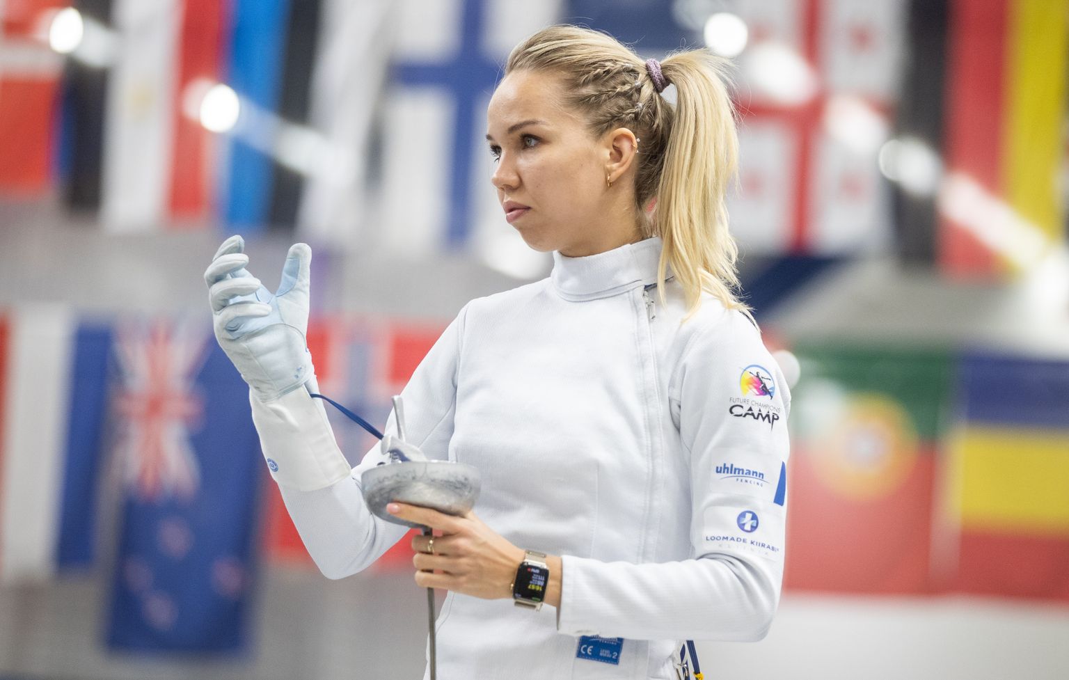 Erika Kirpu Tallinna Mõõga turniiril.