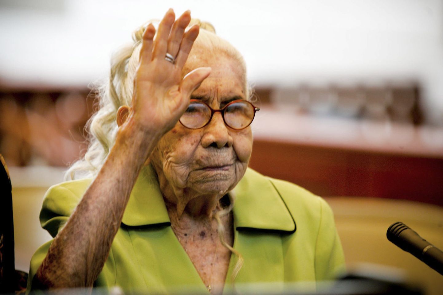 101-aastane Eulalia Garcia Maturey vandus eile truudust Ameerika Ühendriikidele.