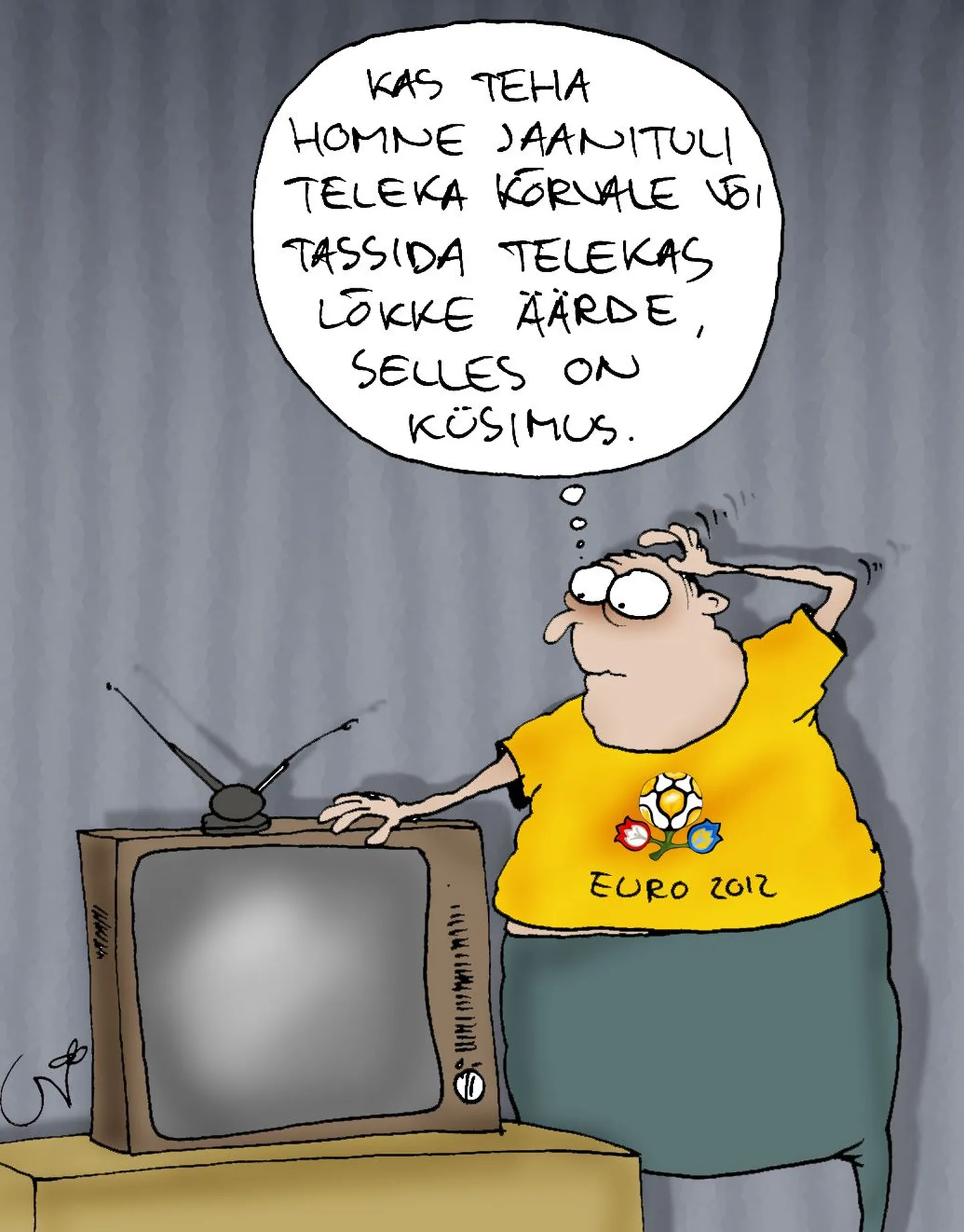 Jalgpallifänni dilemma.