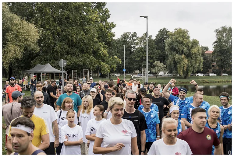 Mūziķu labdarības skrējiens 2024. gadā.