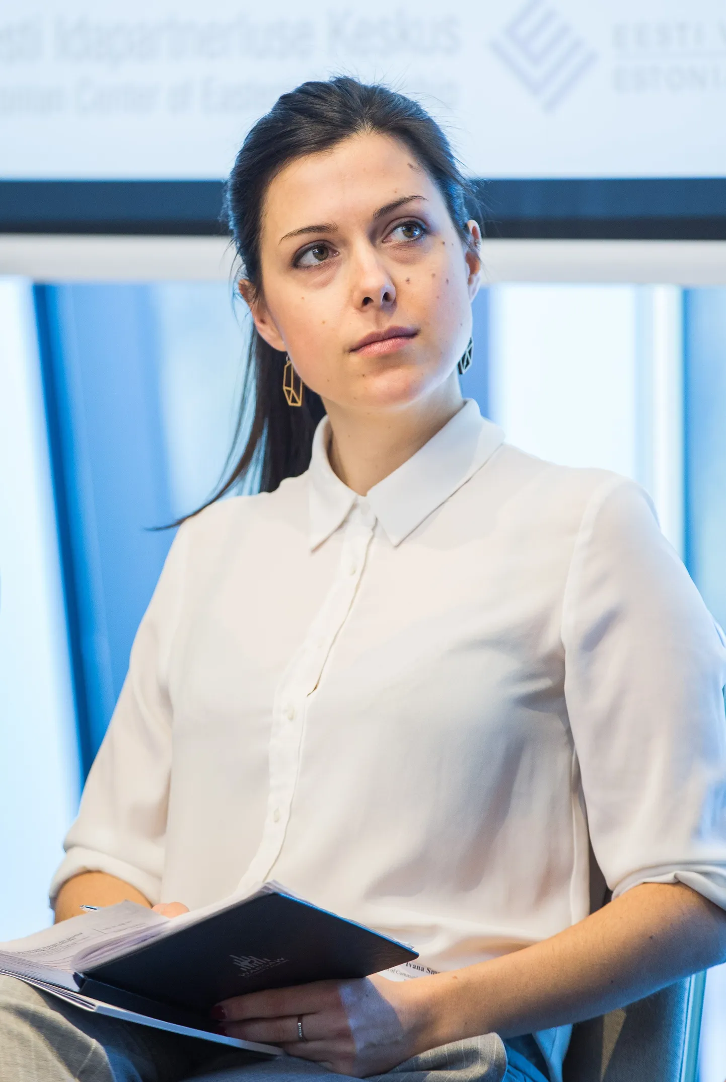Ivana Smoleňová möödunud kuul Tallinnas Idapartnerluse Keskuse aastakonverentsil.