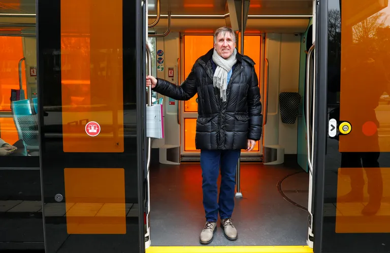 Luksemburgi transpordiminister François Bausch trammis 29. veebruaril 2020.