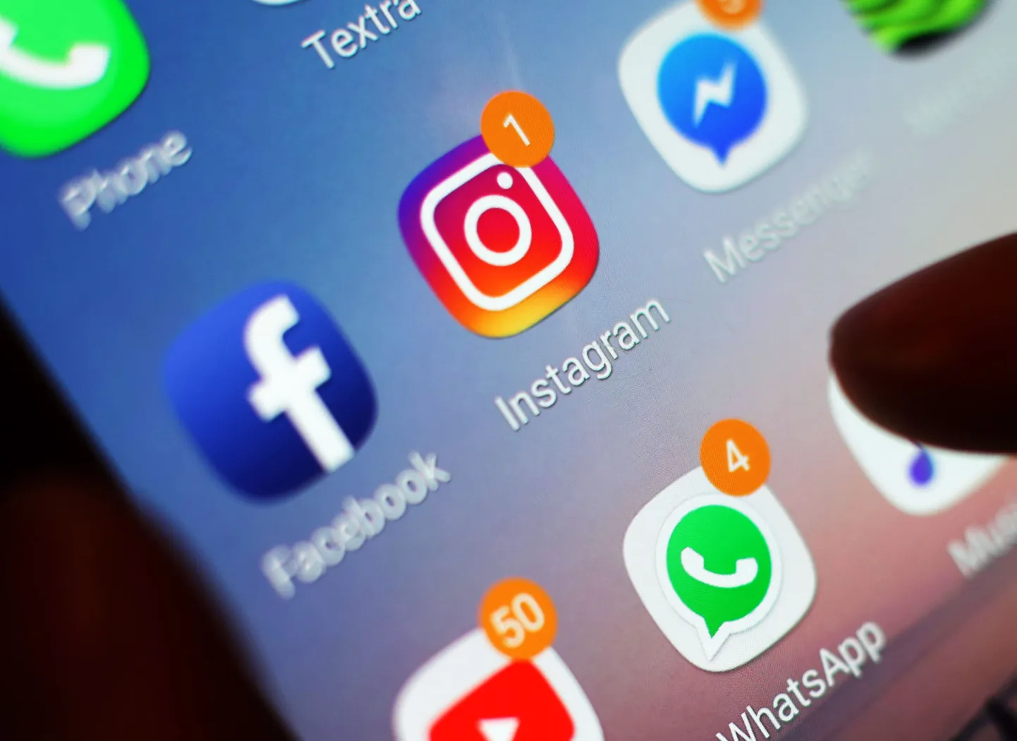 Instagrami ikoon telefonis.