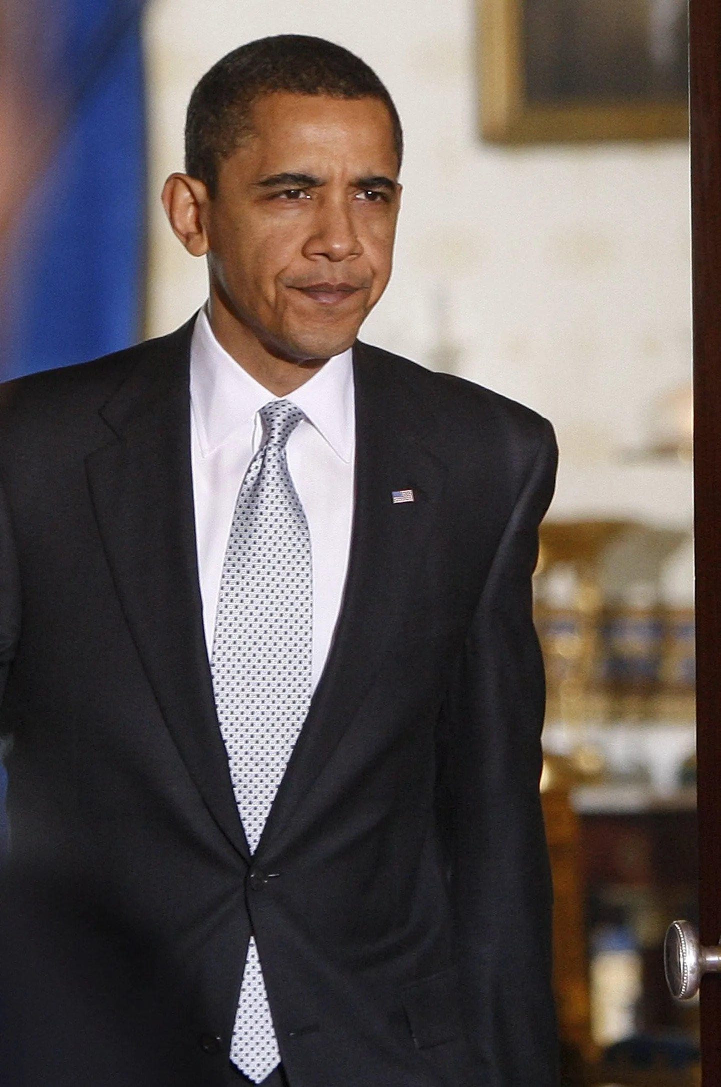 Barack Obama eile Valges Majas.