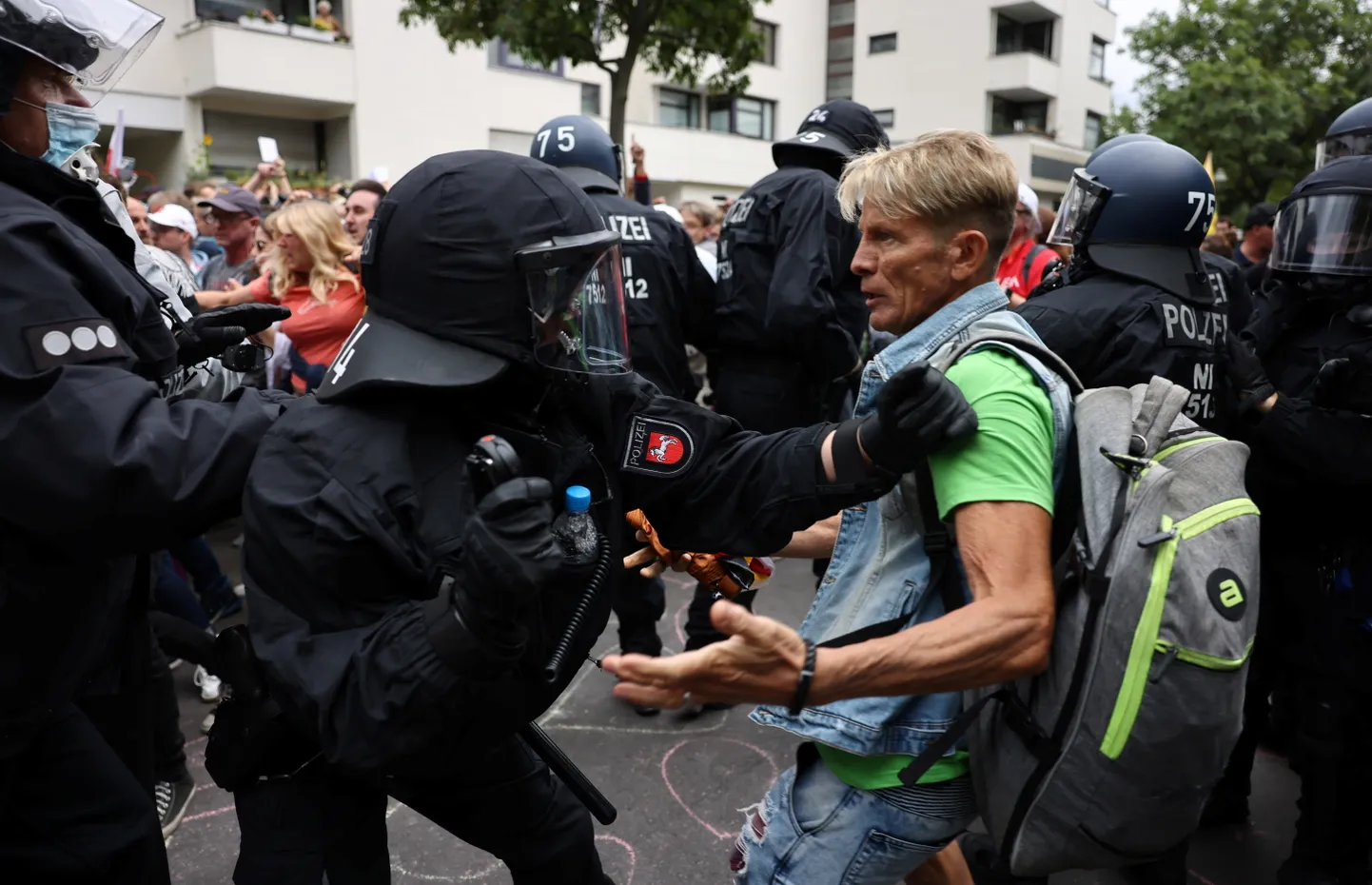 Протест в Берлине.