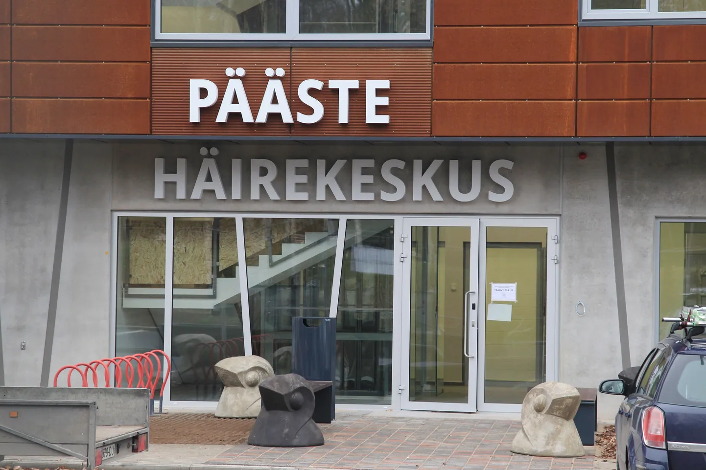 Pildil häirekeskuse uus maja.