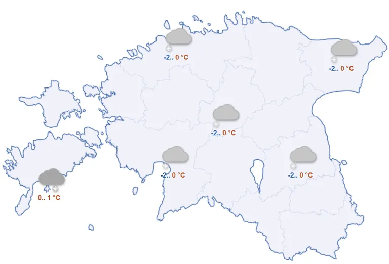 Ilm esmaspäeval