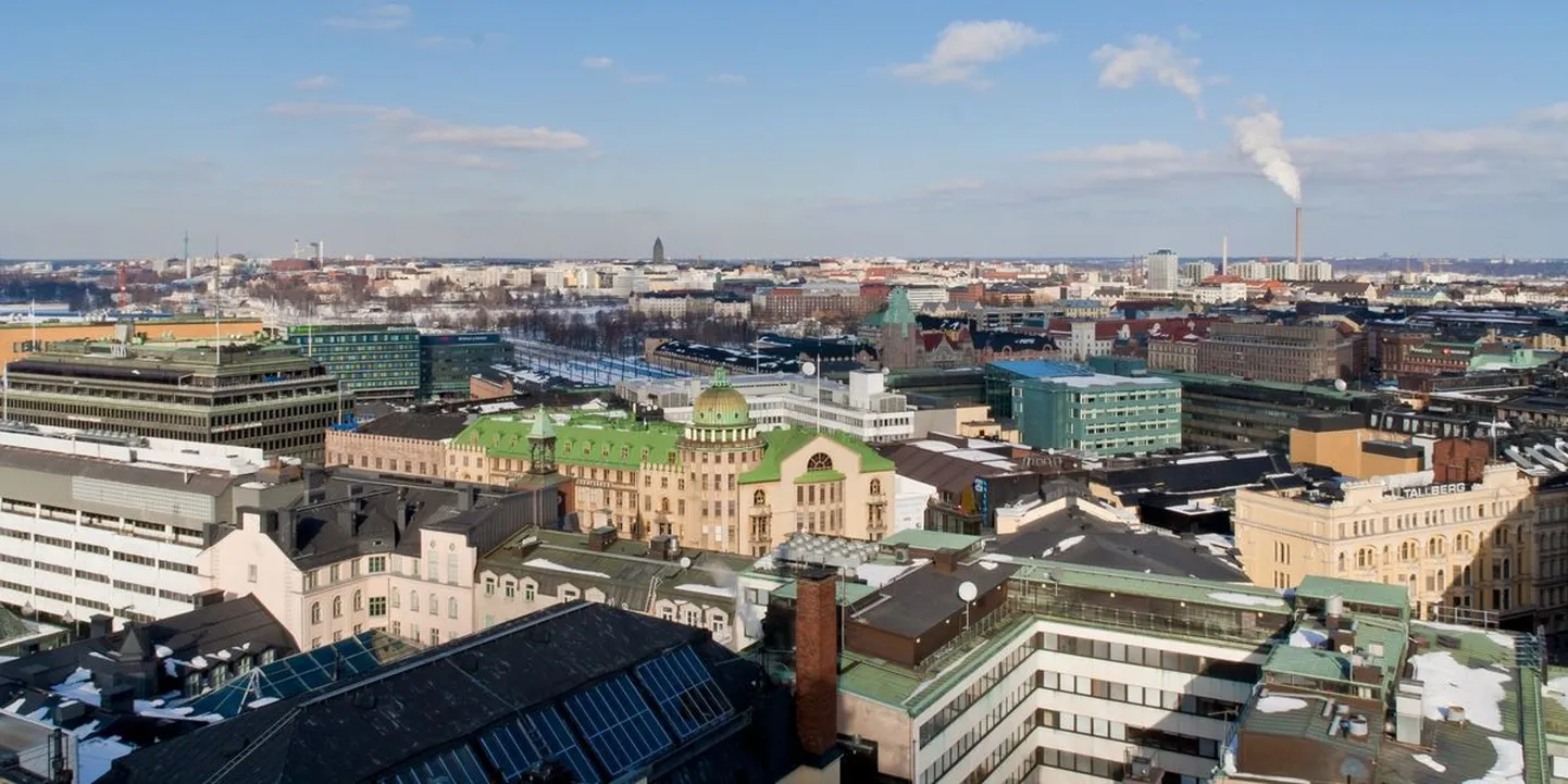 Vaade Helsingi kesklinnale