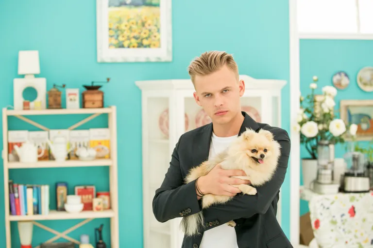 Jüri Pootsmann ja kutsikas Nööp