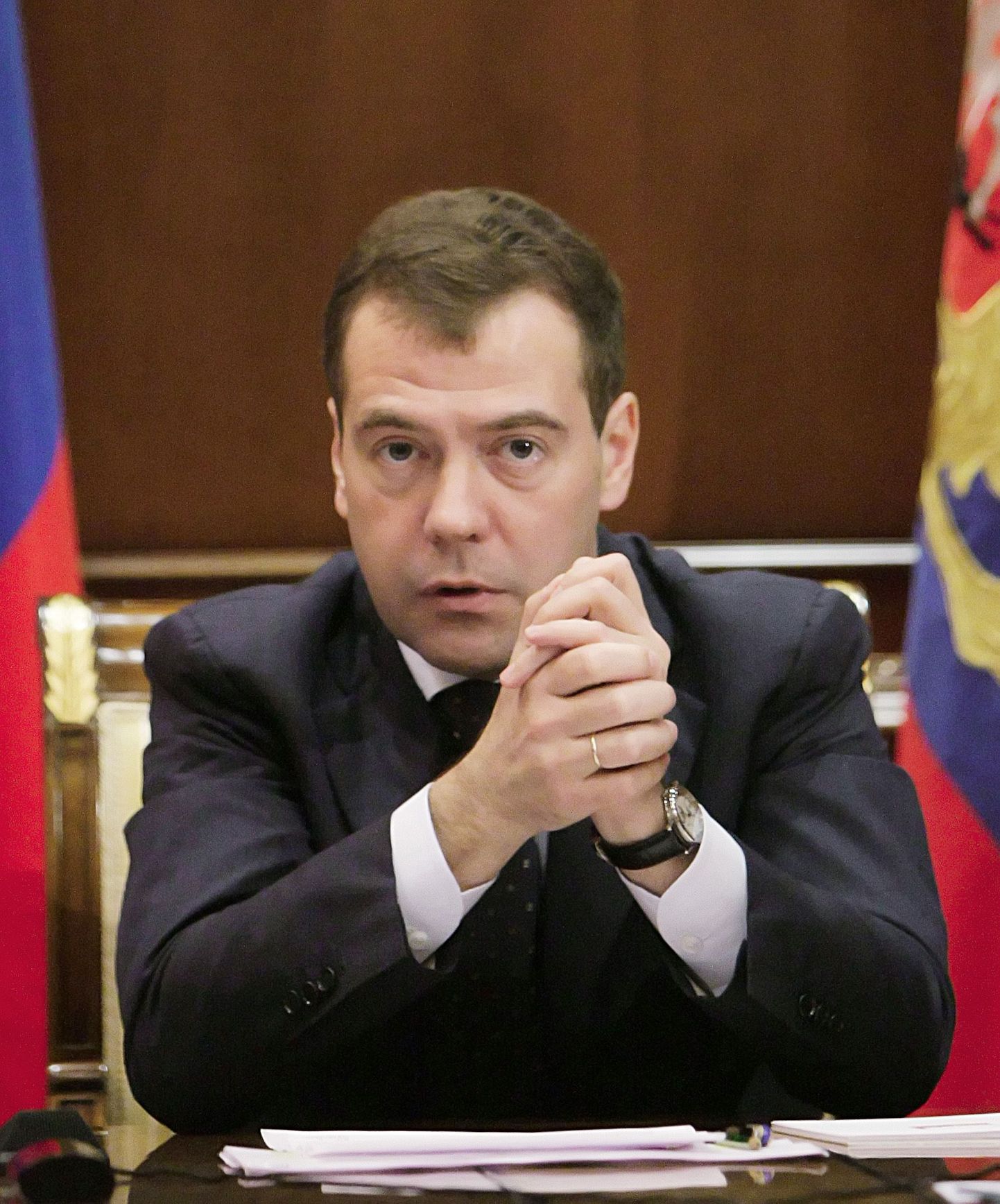 Vene president Dmitri Medvedev.