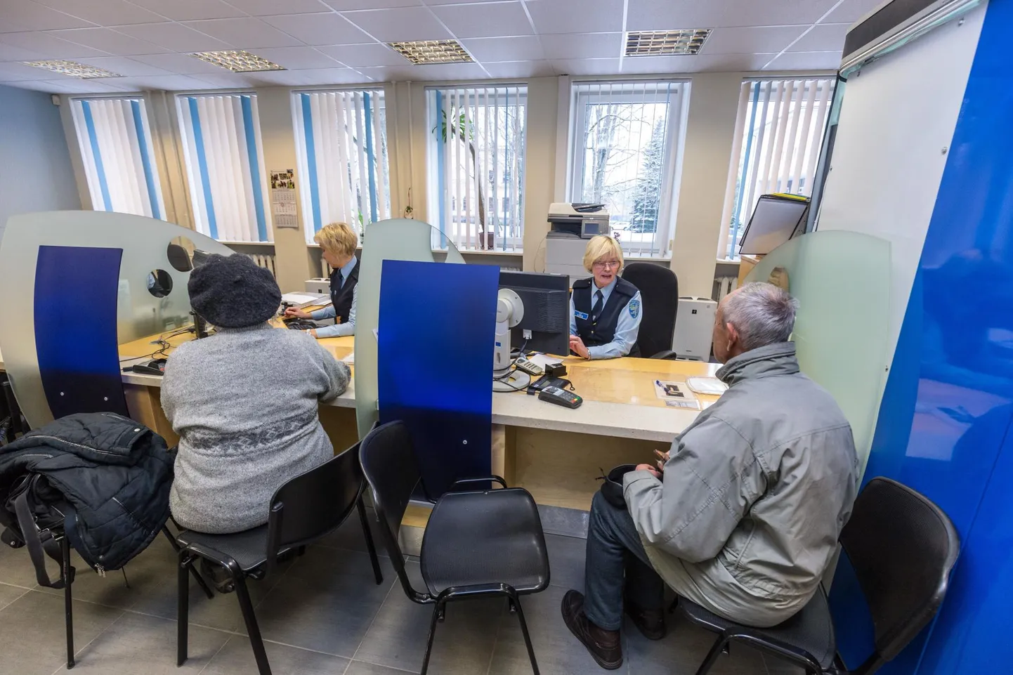 Politsei- ja piirivalveameti teenindusbüroo. Foto on illustreeriv.