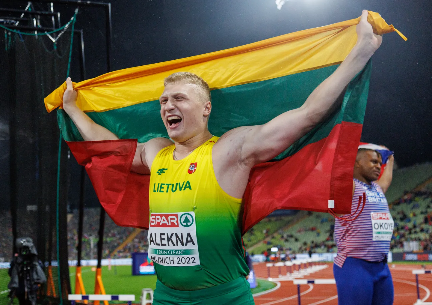 Tänavu maailmarekordi püstitanud Mykolas Alekna heidab neljapäeval ketast Jõhvi staadionil.