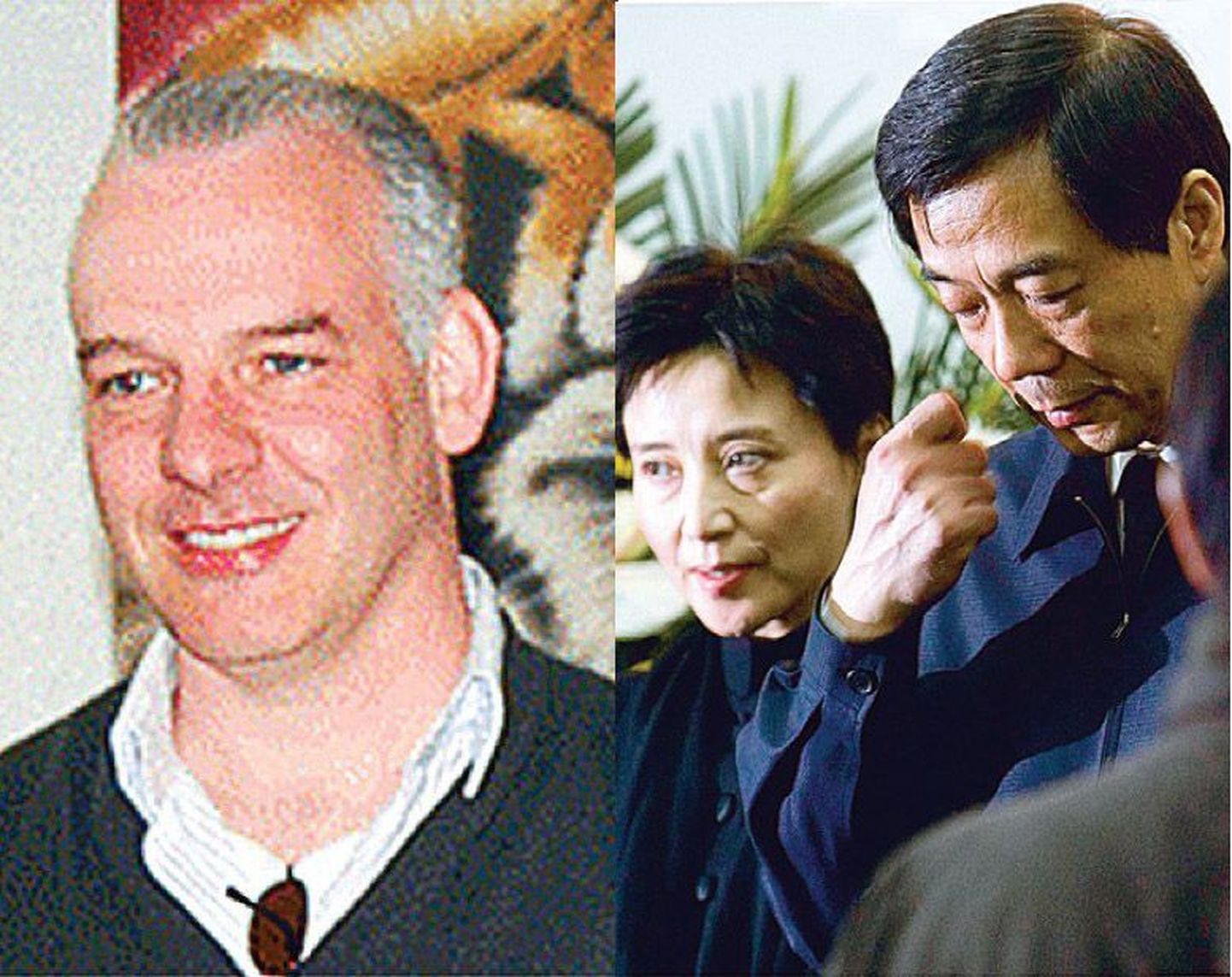 Mullu novembris Hiinas mõrvatud briti ärimees Neil Heywood ning tema mõrvas kahtlustatav Gu Kailai (vasakul) koos abikaasa Bo Xilaiga.