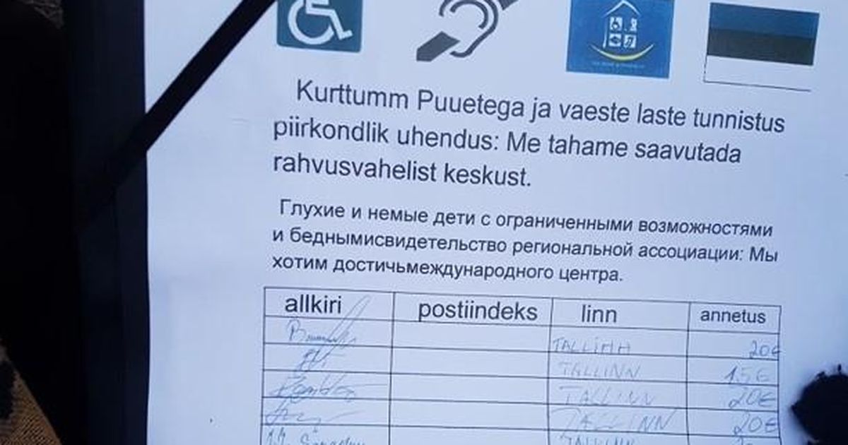 Kelmid küsivad kaubanduskeskuste juures heategevuseks raha